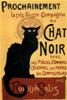 BIGLIETTO VINTAGE CHAT NOIR