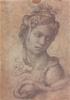 STAMPA DISEGNI 33X44 - MICHELANGELO CLEOPATRA