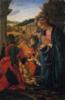BIGLIETTO SACRO - FILIPPINO LIPPI MADONNA IN ADORAZIONE