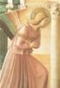 BIGLIETTO SACRO - BEATO ANGELICO ANNUNCIAZIONE - PARTICOLARE