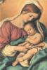 BIGLIETTO SACRO - SASSOFERRATO MADONNA CON FIGLIO