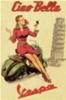CARTOLINA D'ARTE VINTAGE - CIAO BELLA 