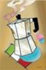 CARTOLINA D'ARTE VINTAGE - MOKA