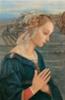BIGLIETTO SACRO - FILIPPO LIPPI MADONNA - PARTICOLARE
