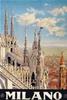 CARTA POSTER F.TO 50X70 - MILANO VINTAGE
