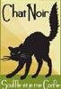BIGLIETTO VINTAGE - CHAT NOIR VERDE