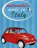 CARTOLINA D'ARTE VINTAGE - 500 MADE IN ITALY