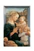 STAMPA ARTISTICA FILIPPO LIPPI MADONNA COL BAMBINO E DUE ANGELI