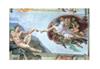 STAMPA SACRA 33X44 - MICHELANGELO CREAZIONE DI ADAMO