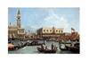 STAMPA ARTISTICA 33X44 - VENEZIA RITORNO DEL BUCINTORO - CANALETTO