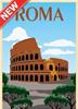 MAGNETE 5,2X7,7 ROMA COLOSSEO VINTAGE
