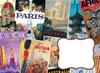 BUSTA VINTAGE CON BIGLIETTO - CARTOLINE DEL MONDO
