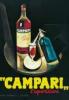 CARTOLINA D'ARTE VINTAGE - CAMPARI