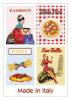 CARTOLINA D'ARTE VINTAGE - MADE IN ITALY