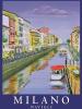 CARTOLINA D'ARTE ITALIA - MILANO NAVIGLI