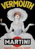 CARTOLINA D'ARTE VINTAGE - VERMOUTH MARTINI