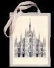 BORSA IN TELA - ARCHITETTURA MILANO DUOMO