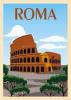 BIGLIETTO ITALIA - ROMA COLOSSEO VINTAGE