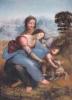 BIGLIETTO SACRO - LEONARDO SANT'ANNA, LA VERGINE E IL BAMBINO