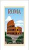 STAMPA VINTAGE 33X44 - ROMA COLOSSEO VINTAGE