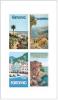 STAMPA VINTAGE 33X44 - LIGURIA 4 CITTA'