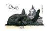 POCHETTE PISA GATTO BIANCO NERO