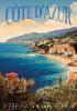 CARTA POSTER F.TO 50X70 - COSTA AZZURRA