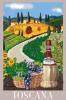 STAMPA VINTAGE 33X44 - TOSCANA