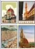 CARTOLINA D'ARTE ITALIA - FIRENZE 4 IMMAGINI