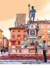 CARTOLINA D'ARTE ITALIA - BOLOGNA FONTANA DI NETTUNO