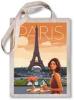 BORSA IN TELA - PARIGI TOUR EIFFEL VINTAGE