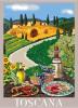 CARTOLINA D'ARTE VINTAGE - TOSCANA