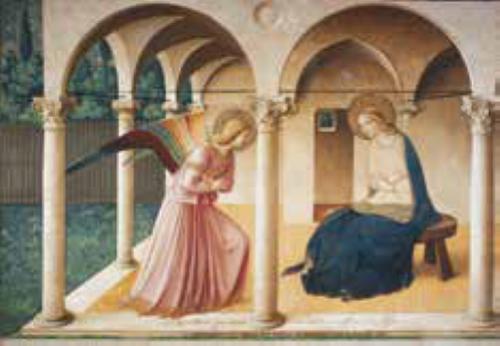 CARTA POSTER F.TO 50X70 - ANGELICO ANNUNCIAZIONE