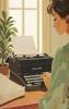 STAMPA VINTAGE 33X44 - MACCHINA DA SCRIVERE